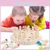 Educational Wooden Memory Match Stick Chess Game Enhances Kids' Memory Skills