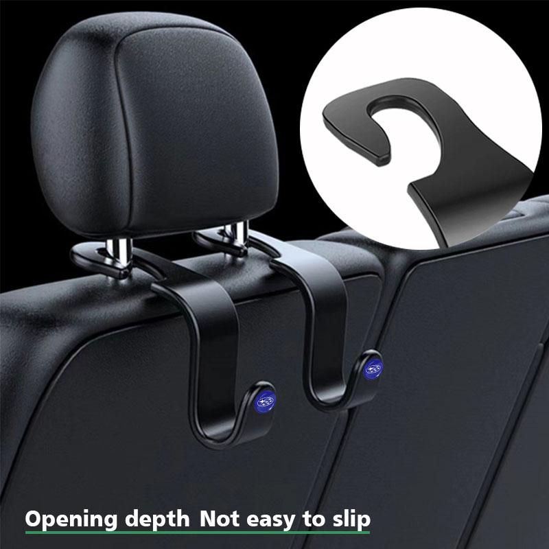 2/4Pcs Car Seat Hook Multifunctional Storage Hanger Car Styling For Subaru Impreza Legacy WRX STI BRZ Forester Ascent Levorg XV