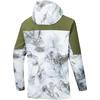 Anta Bequeme Freizeit-Farbblock-Print-Atmungsaktive Jacke Herrenjacke Papierweiß Dunkelgrün 152446602N-5