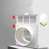 Removable Filter Aluminum Foil Tube Filter Indoor Air Quality 110mm Versatile Pipe Air Filter Ventilation Filter