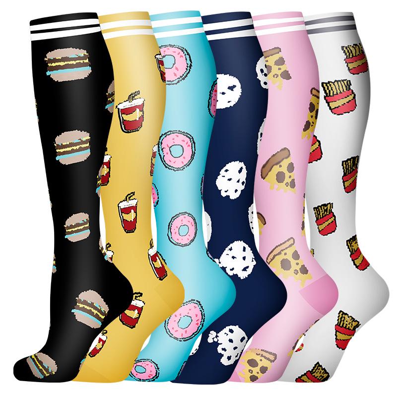 Cross-border Over-the-Knee Compression Yoga & Sport Socks Set