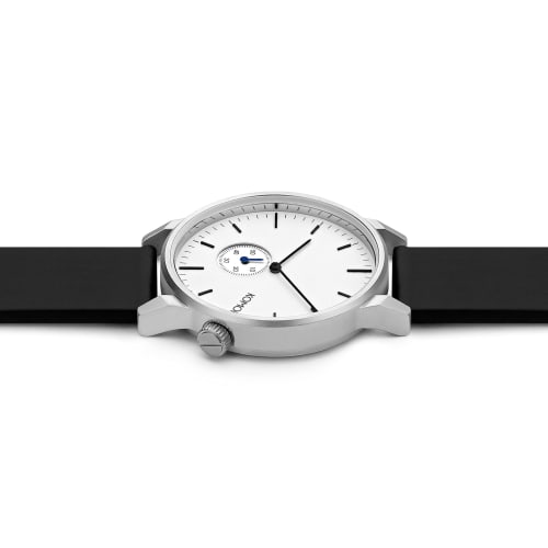 KOMONO Unisex Watch / WINSTON Subs Silver White [Authorized Retailer]