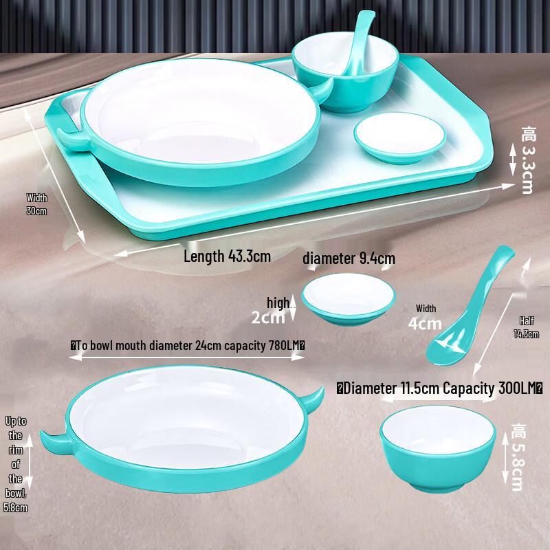 Ru Han Commercial Melamine 4-Piece Dining Set