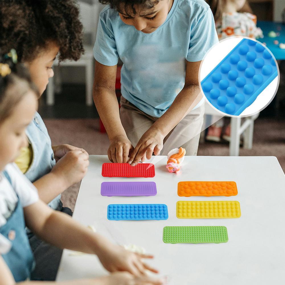 Fidget Toys Sensory Stone 8 Pack Textured Worry Stone Social Emotional Feelings Toys For Special Needs Fidget Stress Toys