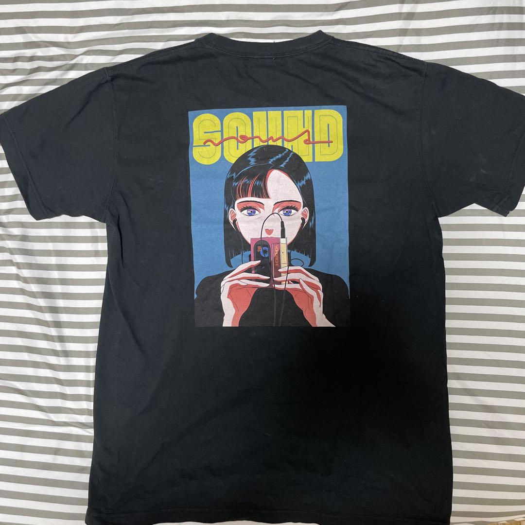 

[Б/У] футболка beams NamudH с аниме-дизайном, черная