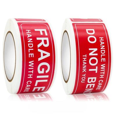 FRAGILE Sticker  Handle with Care  Do Not Press or Drop  Warning Label Self-adhesive Label  Roll Sticker