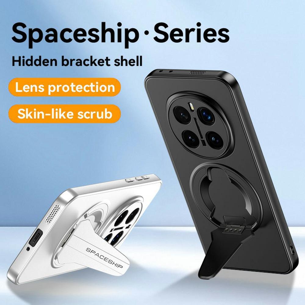 For Honor Magic7 Pro 5G Case Compatible with MagSafe Hidden Kickstand Skin-Feel Matte PC TPU Phone Back Cover