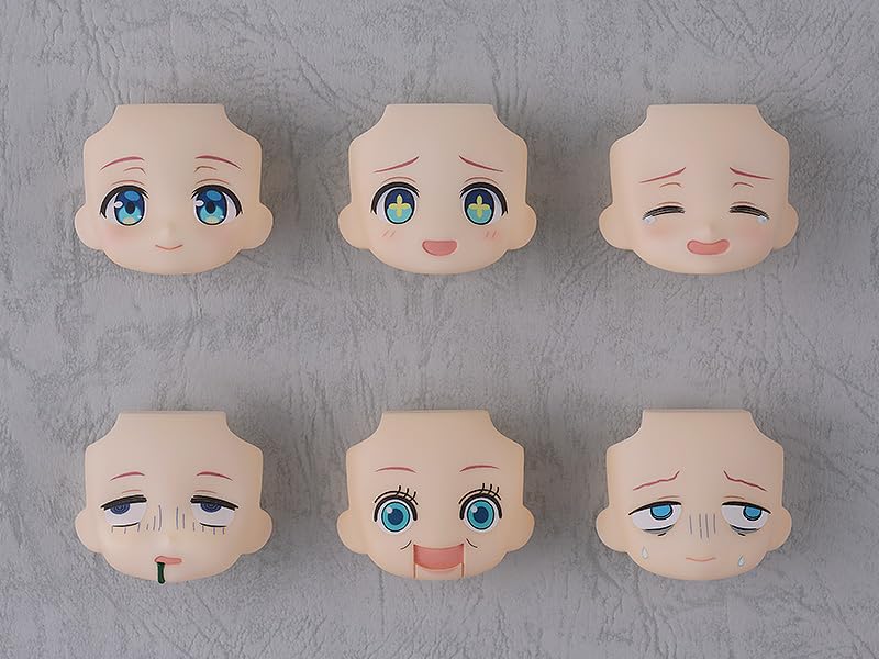 GOOD SMILE COMPANY Nendoroid Bocchi the Swap Face Bocchi Selection Plastic Trading Box of 6 More Rock! Pre-painted Figures,