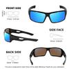 MAXJULI Wrap Around Sunglasses for Men Women 100% UV400 Protection for Fishing Driving 8232