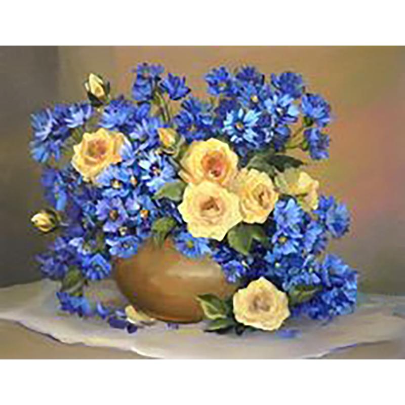 Diy Flower 5D Diamond Painting Full Round Drill Rose Resin Mosaic Diamond Embroidery Cross Stitch Kit Gift Wall Art Home Decor