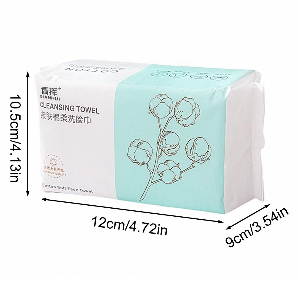 1/2/3 Pack Thickened Disposable Face Towel, Pearl Cotton, Wet And Dry, Travel, Cleansing, Makeup Remover, Extractor Face Towel