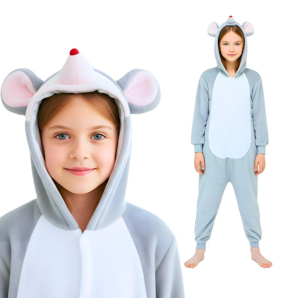 Piżama Onesie Kigurumi Kostium Przebranie Myszka Mickey 115-125Cm
