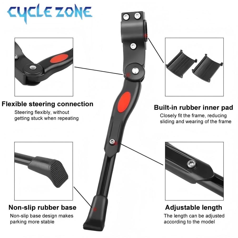 Universal Bicycle Kick Stand MTB Road Bike Aluminum Kickstand Adjustable Mountain Bike Foot Brace Support Cycling Accessories