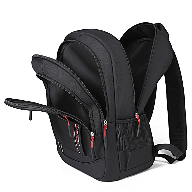 Multi Compartment Laptop Backpack – Large Capacity Unisex Bag for Business Travel College with Adjustable Shoulder Straps