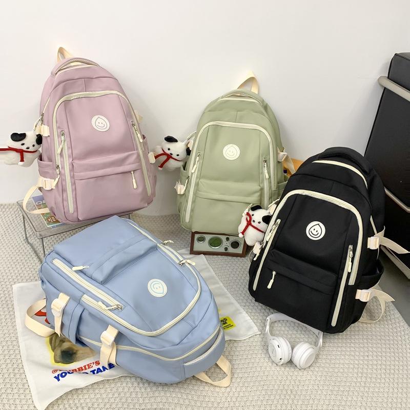 Schoolbag schoolbag Korean version ins high value student bag travel backpack large capacity junior high school high school backpack female sweet