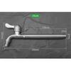 LANGZHIWEN Stainless Steel Single Cold Water Faucet with Extended Spout