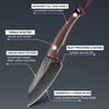 Handmade Forged Knife 4inch High Carbon Steel Mongolia Paring Knife Boning Knifes  Meat Cleaver Butcher Knife Chef Knife