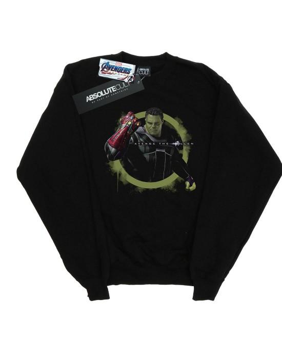 Marvel Womens/Ladies Avengers Endgame Hulk Nano Gauntlet Sweatshirt
