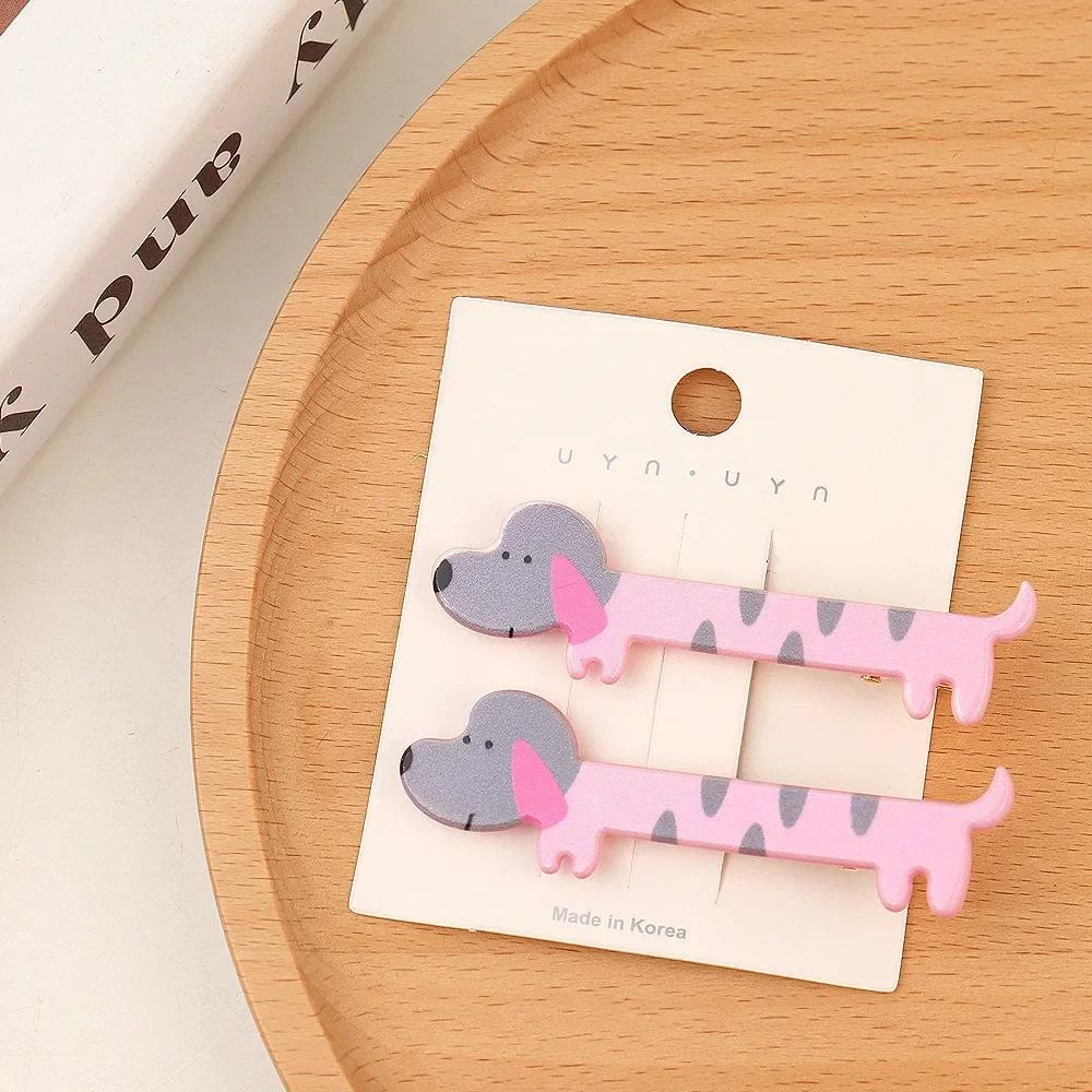 

2pc Cute Kawai Cartoon Hair Side Clips Claws Hairpin for Girls Women Kids Children Gift Party Hair Accessories Headwear Ornemen