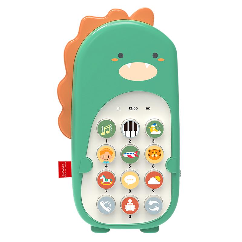 Dinosaur Vibration Phone: Baby Educational Toy