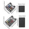 Multiple Circuit Fuses  Block Heat Resistant ABS 6 Way/12 Way Automotive Fuses  Box Simple Installation for Car Modifica