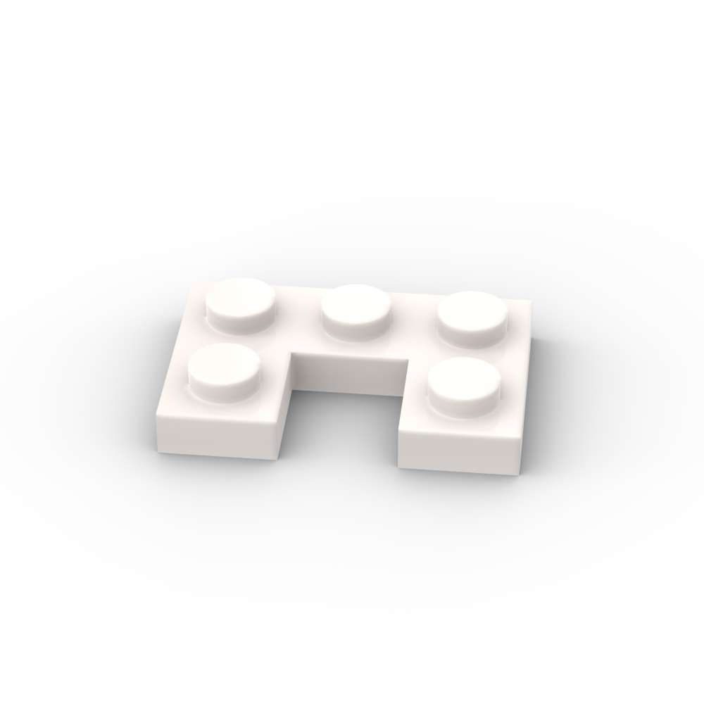 

MOC 10PCS 73831 Modified 2x3 With 1x1 Cutout Building Blocks House Plate Board Part Bricks Particle Toys Children Birthday Gifts