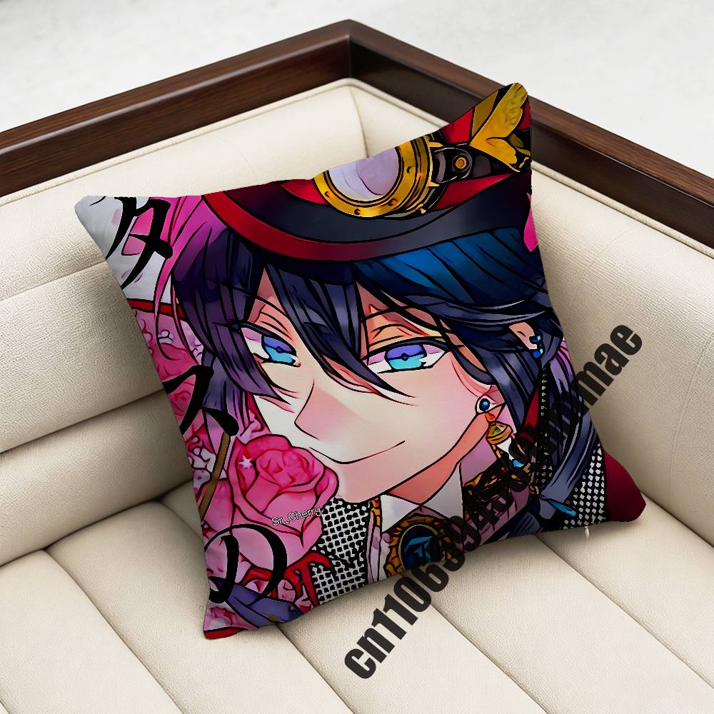 For The Case Study Of V-Vanitas Noe Archiviste Throw Pillow Case Sham 45X45Cm 40X40Cm Square Car Pillowcase Pad Cushion Cover