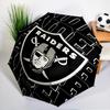 Football Club Emblem Umbrella Folding Umbrella, Automatic Umbrella 8-Frame for Travel, Camping Use Gift for Halloween Christmas
