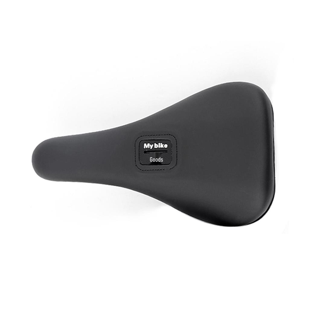 BMX Dirt Jump Saddle with Integrated Leather Surface and Seatpost, 20-24 Inch