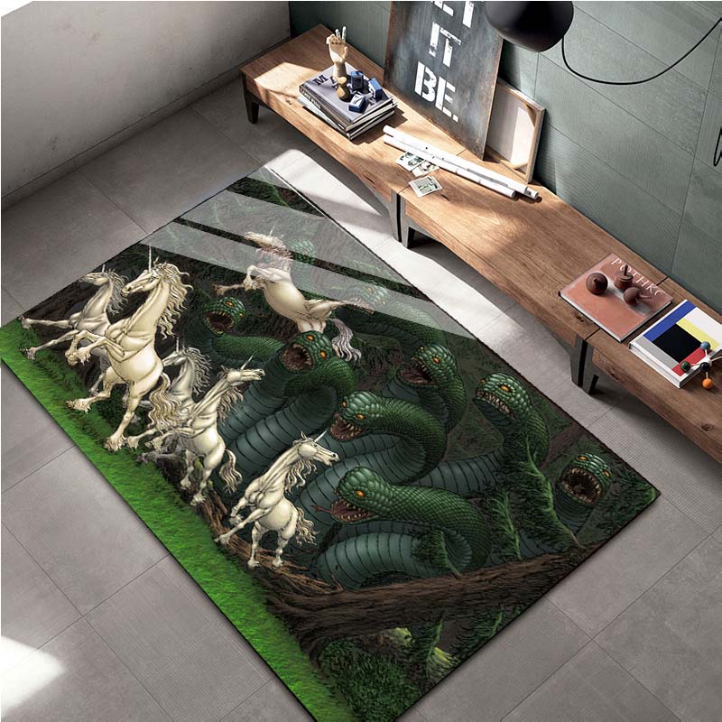 15 Sizes Berserk Anime Carpet Living Room Decor Doormat Bedroom Hallway Entrance Balcony Floor Large Area Rug Comic Pattern Mat