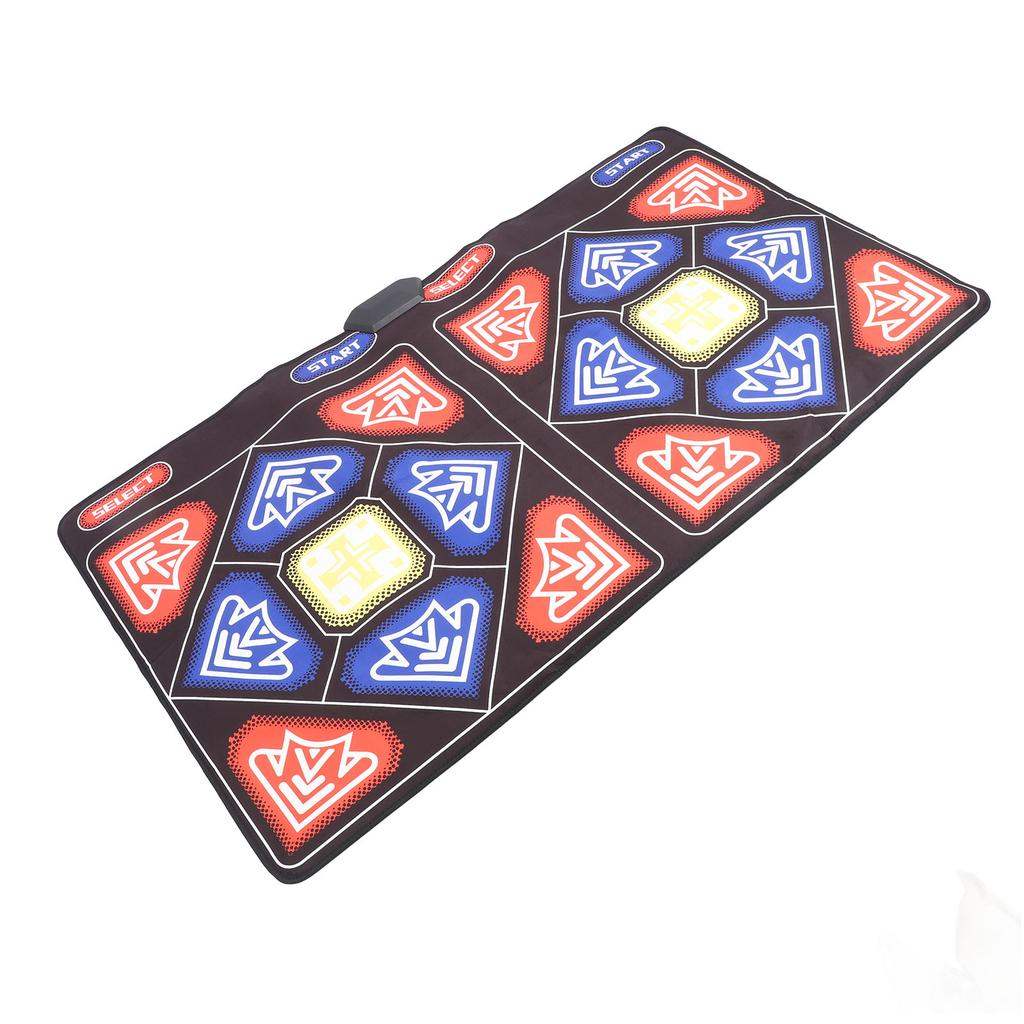Double Dance Mat HD Multimedia Interface Exercise Fitness Slip Resistant Electronic Dancing Pad for