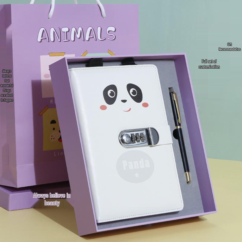 Minimalist Lock Diary & Notebook with Invisible Combination Closure for Students & Professionals