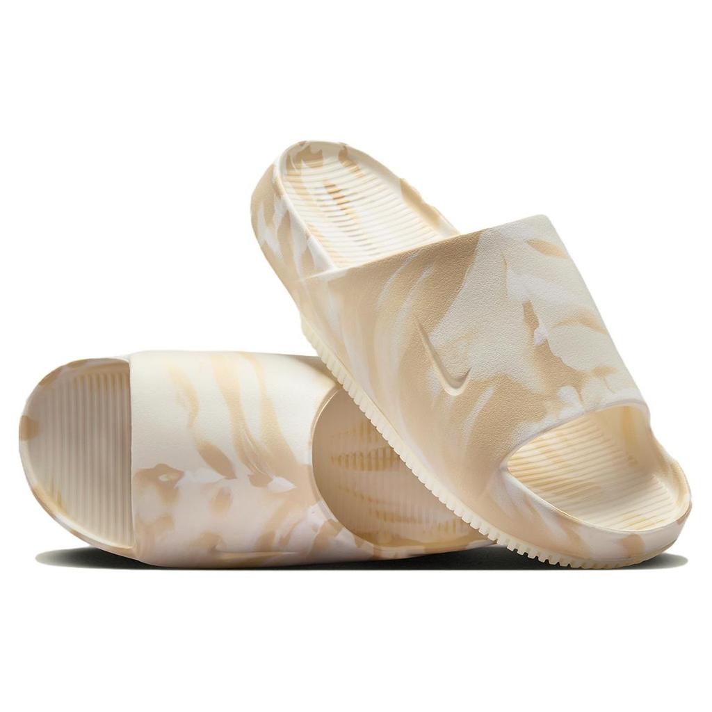 New Nike Calm Slide Marble Phantom Women's FV5643-001