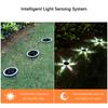 4Pack Solar Night Light, Waterproof Outdoors Underground Lamp,360° LED Floor Lights for Garden,Yard,Lawn,Balcony Decor