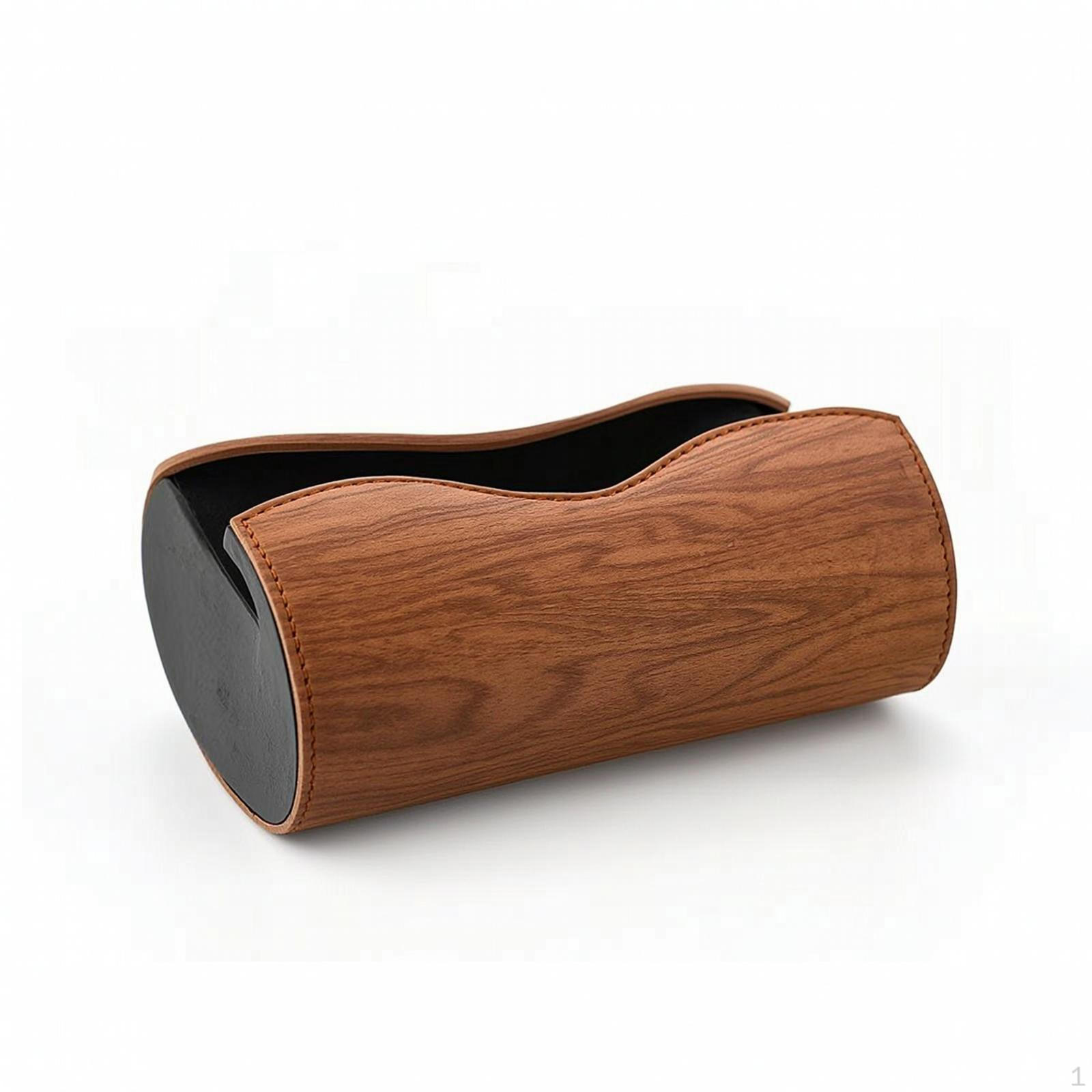 Tissue Box PebblefinishedTextured with Wood Grain Cylindrical for Homeowners, Decorators,