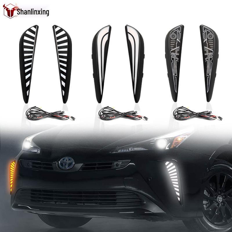 LED Front Fog Lights for 2019-2021 Toyota Prius 40 Series - Daytime Running Lights Modification
