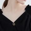 Brooch Pin, Cat Face Collar Clip with Sparkling Rhinestones, Easy No-Needle Installation Brooch for Shirts V-Neck Cardigans Scarves Embellishment