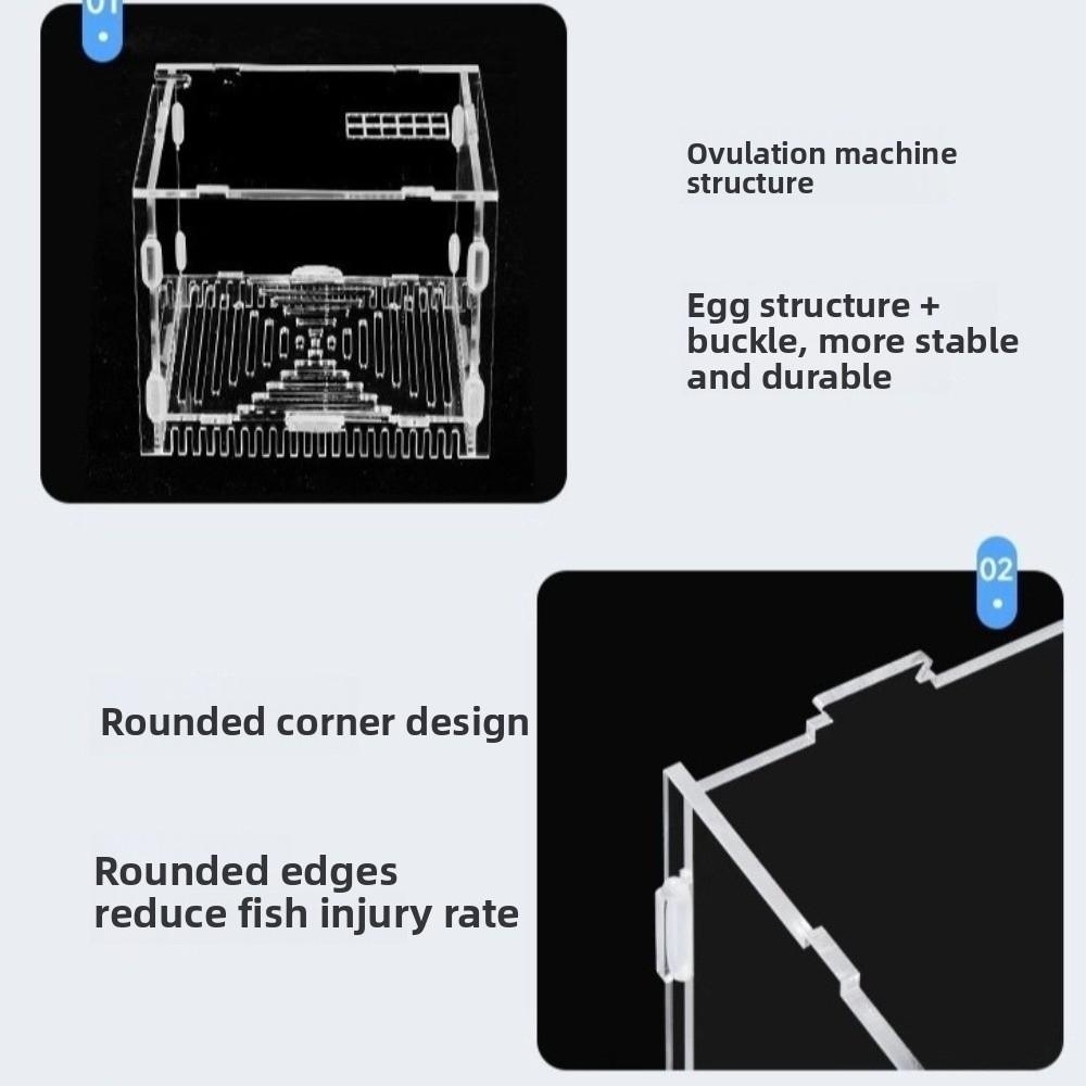 Transparent Fish Tank Filter Guard Tank Water Pump Covers  for Aquarium Anti Suction Sand Barrier