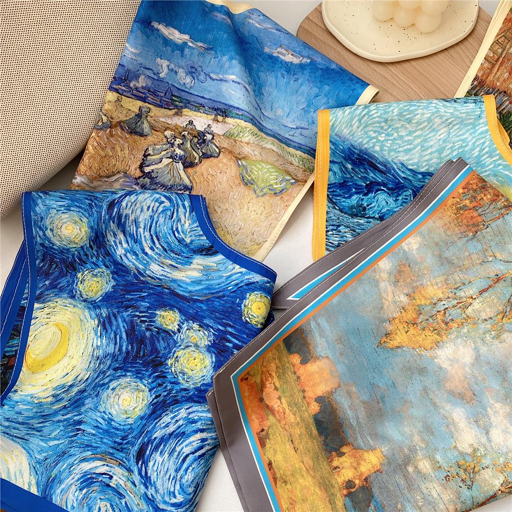 Silk Shawl Scarf: Women's Shoulder Drape for Spring, Summer, Autumn - Versatile Neck Decoration & Protection