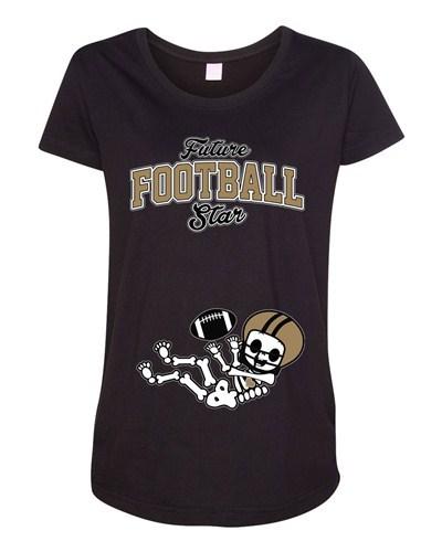 Baby Skeleton New Orleans Football Maternity DT T-Shirt Tee Unisex T-Shirt L