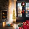 VidaXL Demi Artificial Christmas Tree Slim with Stand Christmas Tree Holiday Decoration Christmas Ornament Decoration of 344590