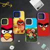 T-Angry Birds Phone Case For iPhone 17,16,15,14,13,12,Pro MAX Black Matte Shockproof Cover