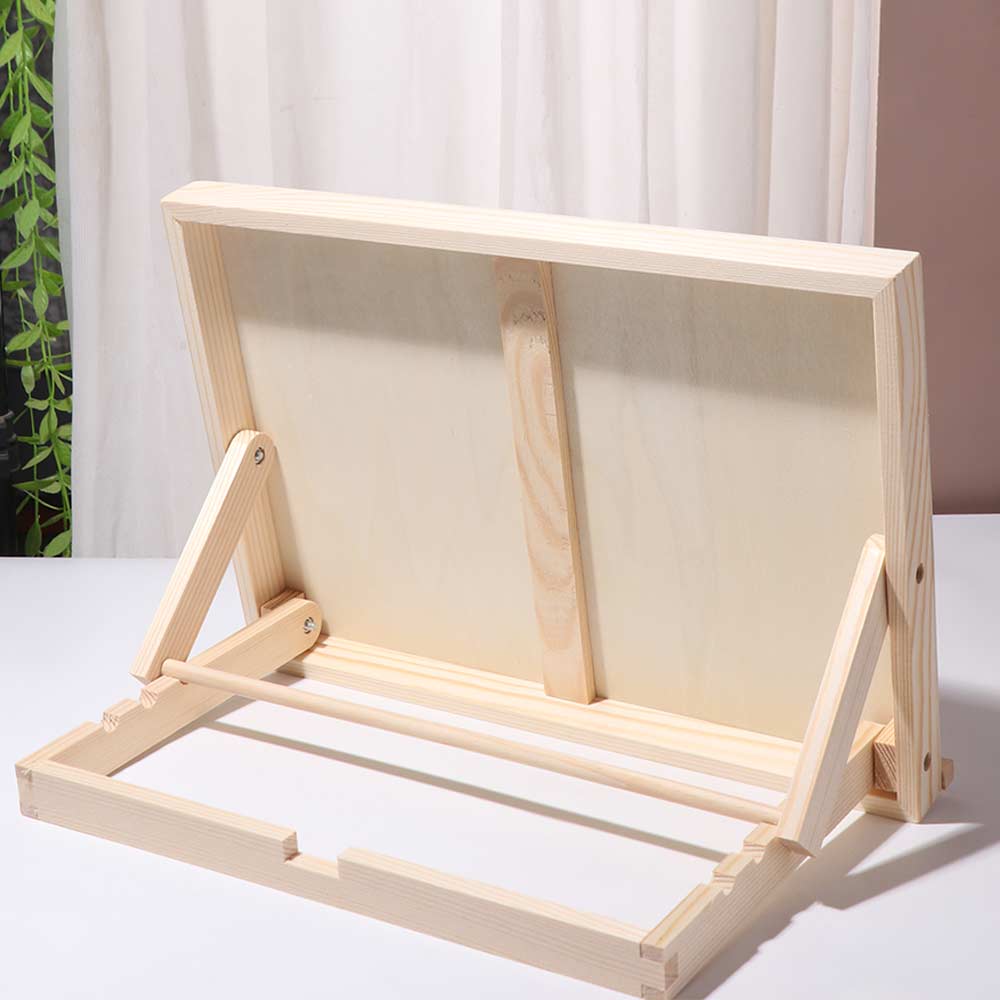 Portable Sketching Board Adjustable Angle Painting Holder Wooden Table Easel Art Students