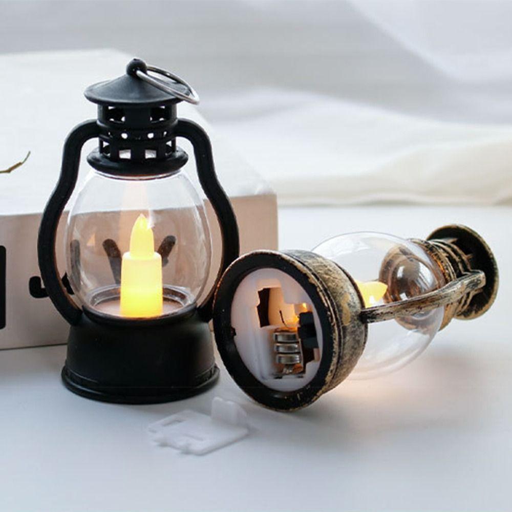 Portable LED Candle Light Retro LED Night Light Electronic Candle Lamp  For Halloween Festival Etc