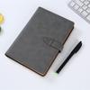 Customizable Color-Changing PU Leather Business Notebook with Buckle - B5 Size