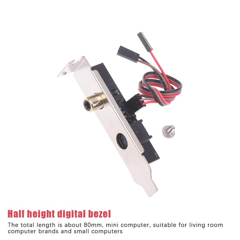 

Optical Fiber Coaxial Digital Sound Card 24BIT 192KHz SPDIF Daughter Card DAC DTS Decoder Baffle For Desktop Motherboard