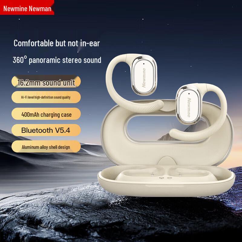 Newman LY27 Open-Ear Bone Conduction Sport Bluetooth Headphones