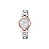 50-meter Waterproof Fashion Style Light Quartz Titanium Strap Women's Watch Silver Dial ES9425-54A