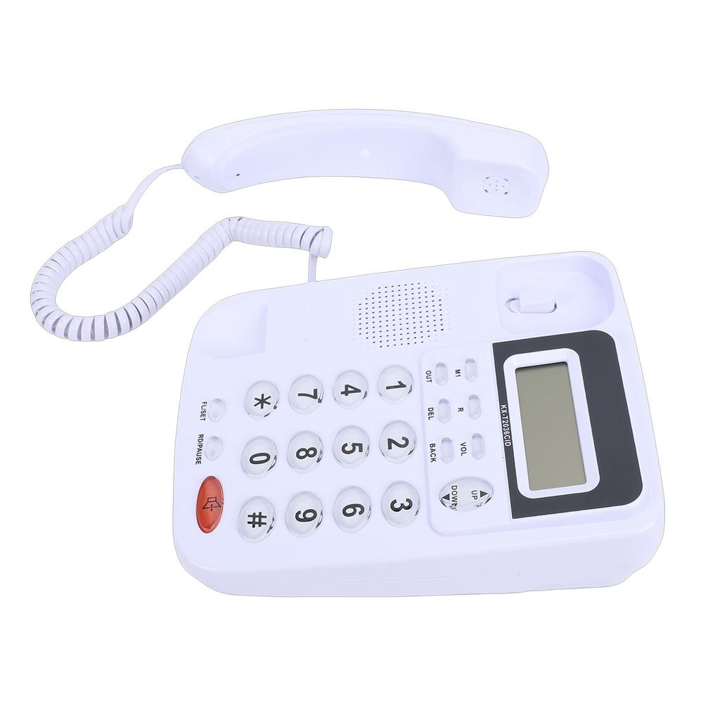 Corded Landline Telephone for Home Commercial Use with Caller ID Display Desk Phone