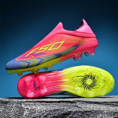 New Soccer Shoes Men Women Comfortable Resistant Football Field Boots Ultralight Unisex Non Slip Turf Indoor Fast Football Shoes